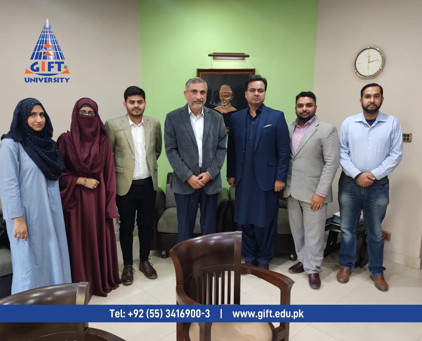 GIFT MSCS Students Visited Comsats University Lahore.